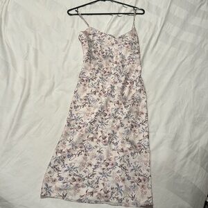Midi Silk Slip Dress from Zara UK